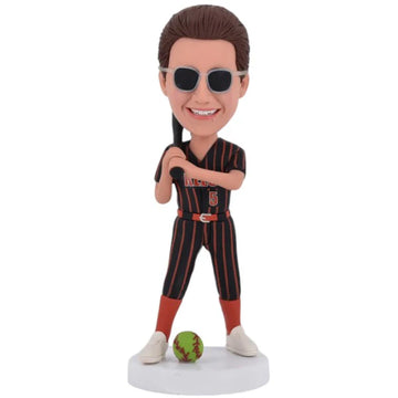 Custom Baseball Batting Bobblehead